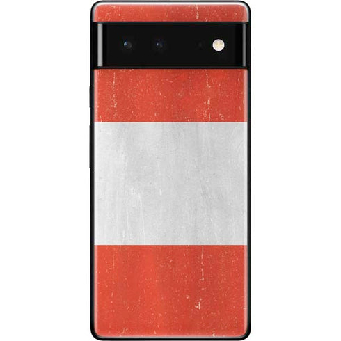 Distressed Austria Flag Google Pixel 6 Skin